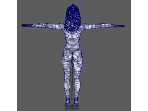 Magdalena Frackowiak Character 3D Model