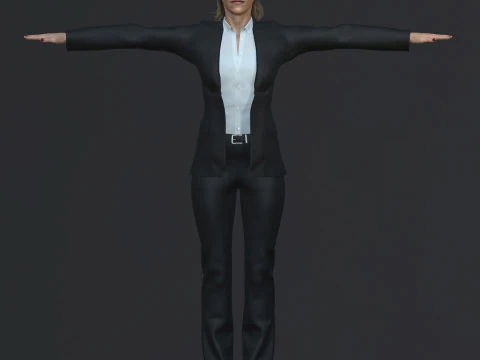 Itziar Ituno Character 3D Model