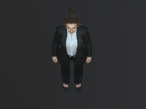 Itziar Ituno Character 3D Model