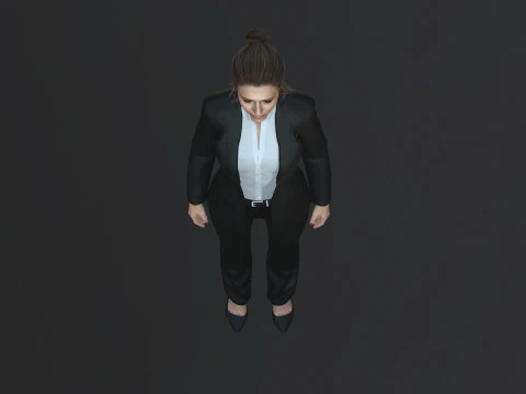 Itziar Ituno Character 3D Model