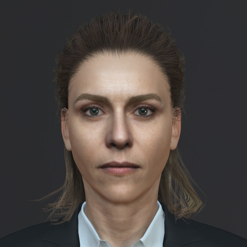 Itziar Ituno Character 3D Model .c4d .max .obj .3ds .fbx .stl .blend