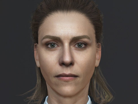 Itziar Ituno Karakteri 3D Model