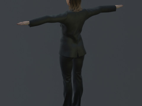 Itziar Ituno Character 3D Model