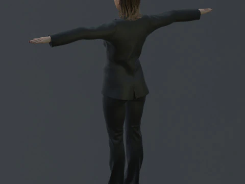 Itziar Ituno Character 3D Model