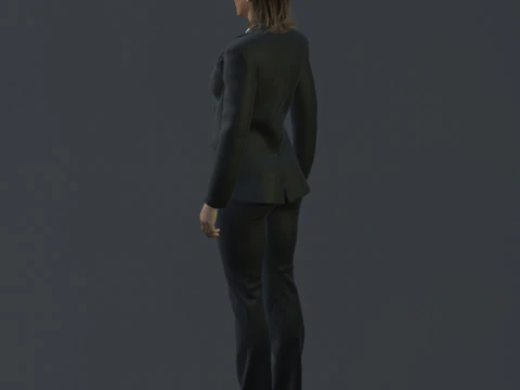 Itziar Ituno Character 3D Model