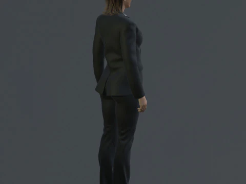 Itziar Ituno Character 3D Model