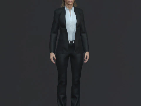 Itziar Ituno Character 3D Model
