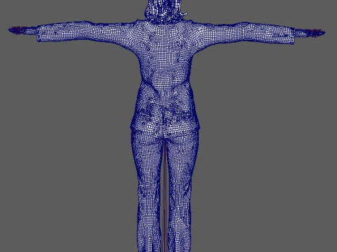 Itziar Ituno Character 3D Model