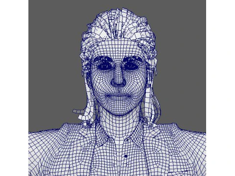 Itziar Ituno Character 3D Model