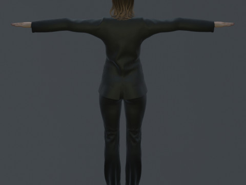 Itziar Ituno Character 3D Model