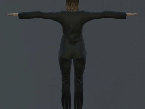 Itziar Ituno Character 3D Model