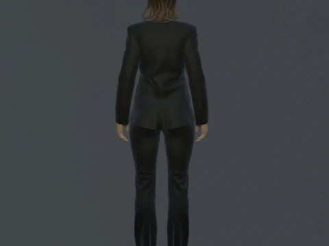 Itziar Ituno Character 3D Model