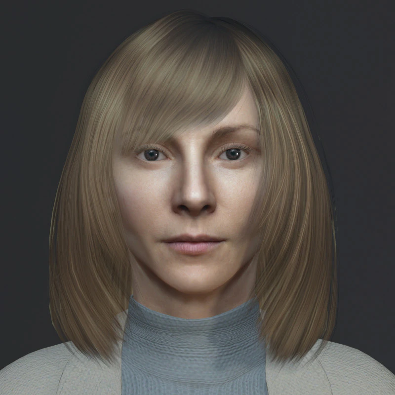 Najwa Nimri Character 3D Model .c4d .max .obj .3ds .fbx .stl .blend