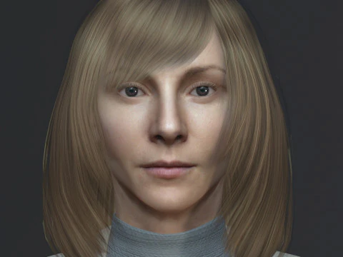 Najwa Nimri-personage 3D Model