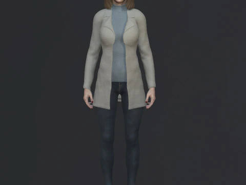 Najwa Nimri Character 3D Model