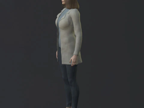 Najwa Nimri Character 3D Model