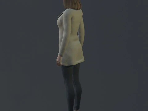 Najwa Nimri Character 3D Model