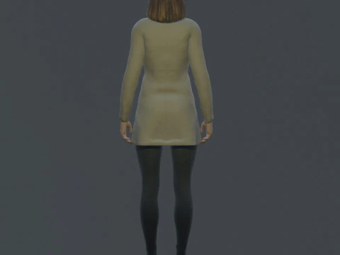 Najwa Nimri Character 3D Model