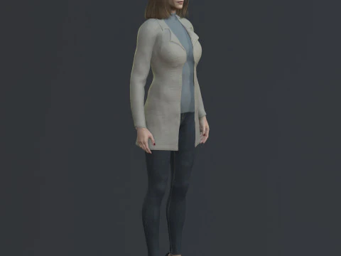 Najwa Nimri Character 3D Model