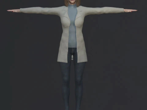 Najwa Nimri Character 3D Model