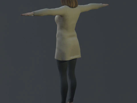 Najwa Nimri Character 3D Model
