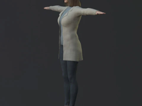 Najwa Nimri Character 3D Model