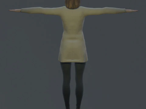 Najwa Nimri Character 3D Model