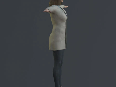 Najwa Nimri Character 3D Model