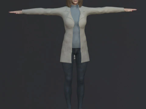 Najwa Nimri Character 3D Model