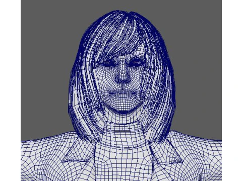 Najwa Nimri Character 3D Model