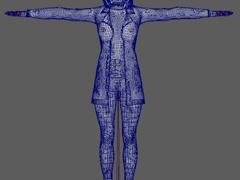 Najwa Nimri Character 3D Model
