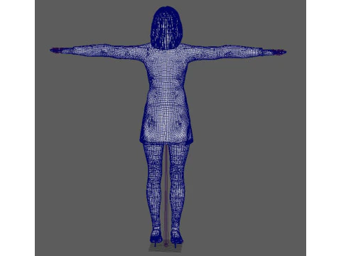 Najwa Nimri Character 3D Model