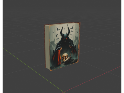Book Evil 3D Model