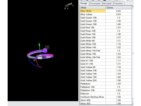 Adjustable Nail ring design STL3DM 3D Print Model
