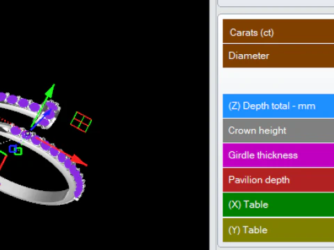 Adjustable Nail ring design STL3DM 3D Print Model