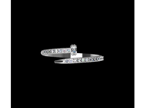 Adjustable Nail ring design STL3DM 3D 打印模型