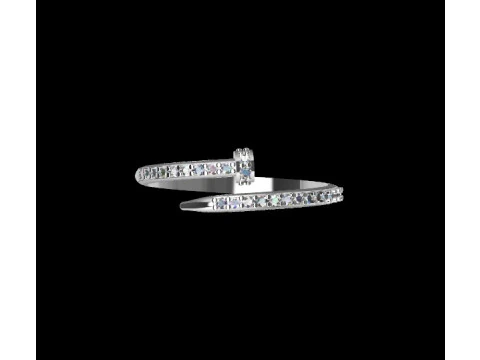 Adjustable Nail ring design STL3DM 3D Print Model