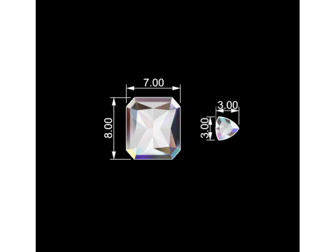 Elegant Three Stone Ring 3D 프린트 모델