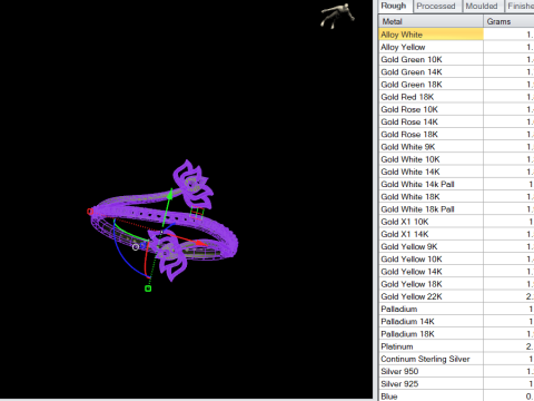 Elegant Floral Open Wrap Ring 3DM STL 3D Print Model