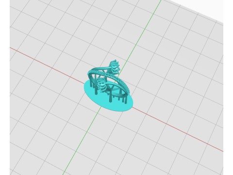 Elegant Floral Open Wrap Ring 3DM STL 3D Print Model