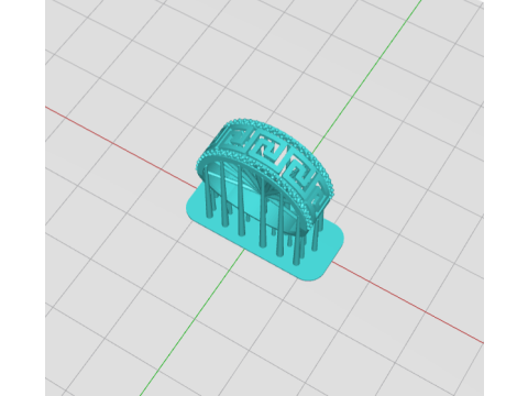 Greek Key Eternity Band STL 3DM Files 3D 打印模型