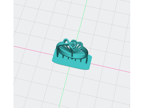 Infinity Heart Ring 3D प्रिंट मॉडल