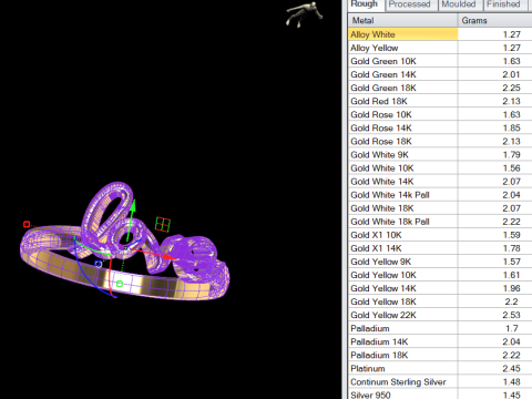 Love Word Ring 3D Print Model