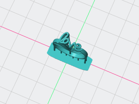 Love Word Ring 3D Print Model