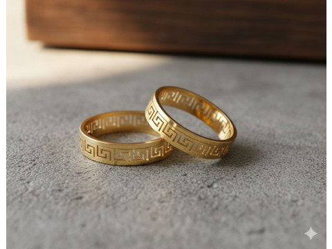 Greek Pattern Ring 3D Print Model