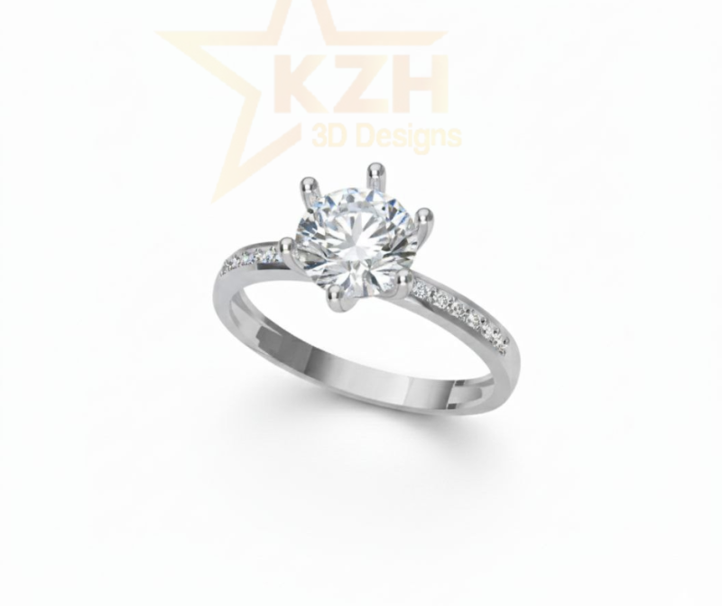Eternal Shine Ring 3D 打印模型 .c4d .max .obj .3ds .fbx .stl .blend 