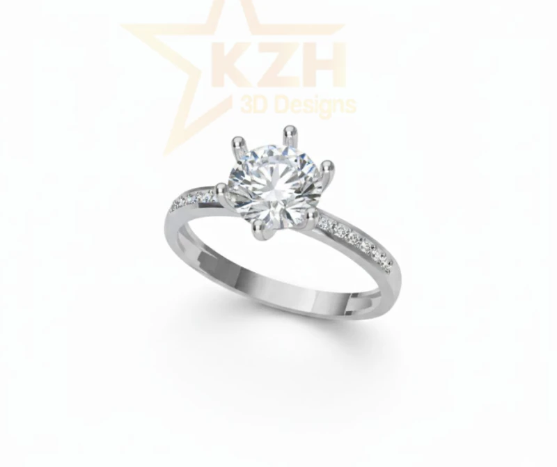 Eternal Shine Ring 3D Print Model .c4d .max .obj .3ds .fbx .stl .blend