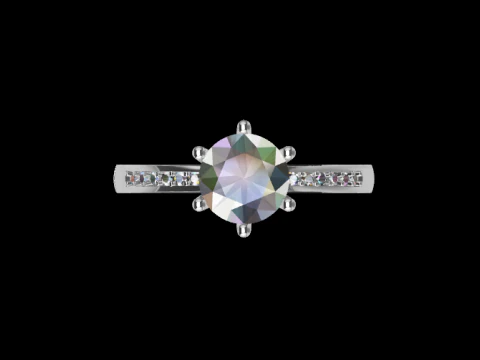Eternal Shine Ring 3D Print Model