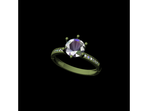 Eternal Shine Ring 3D 打印模型