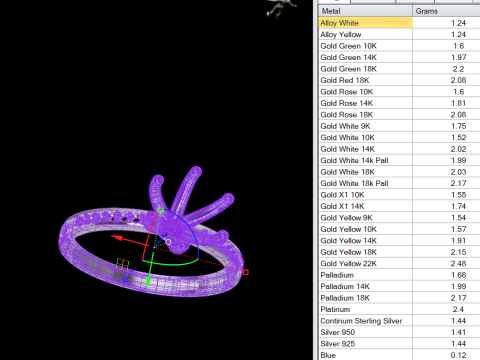 Eternal Shine Ring 3D 打印模型